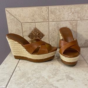 Jessica Simpson platform espadrille sandals size 8